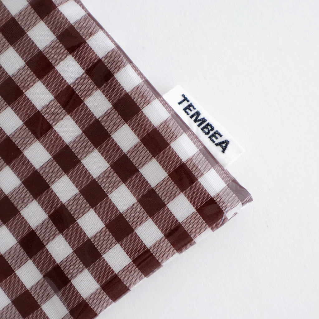 巾着POCHETTE #GINGHAM BROWN [TMB-2586H]