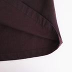 冬の肖像 Square Neck tucked dress #bordeaux [TLF-126-op006-cst]