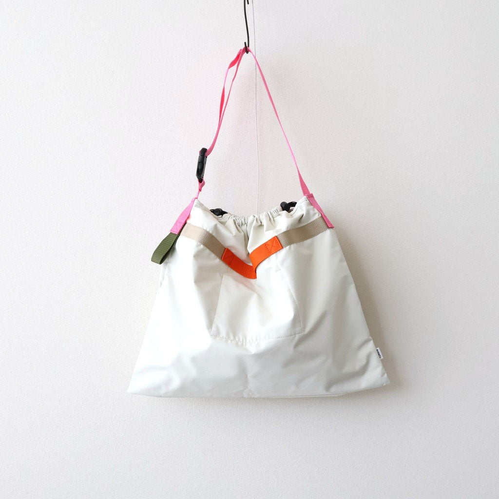 WEATHER PROOF SHOPPING BAG (S) #Off White [no.7913]