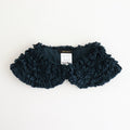 G.D COTTON SILK FRILL COLLAR #Navy [no.7369]
