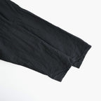 乾いた庭：ヘムレースオーバーシャツ #black [13261-05207]