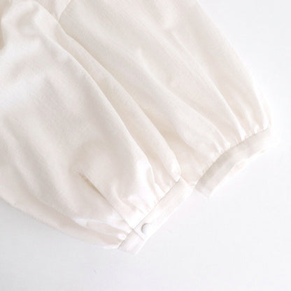 半透明の沈黙 Flare blouse #Off White [TLF-225-sh009-cdv]