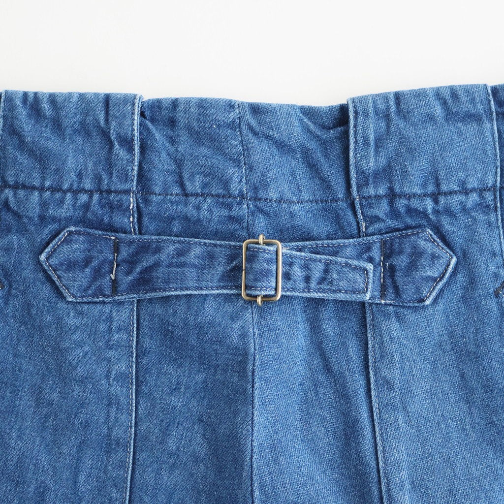 HW wide trousers #Indigo [261506]