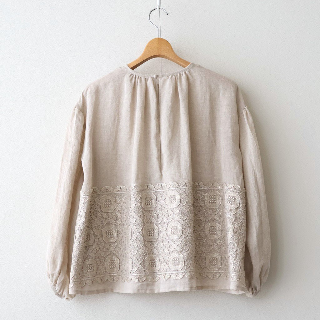 volume sleeve blouse #teien kinari x Haku [KJ507SS48]