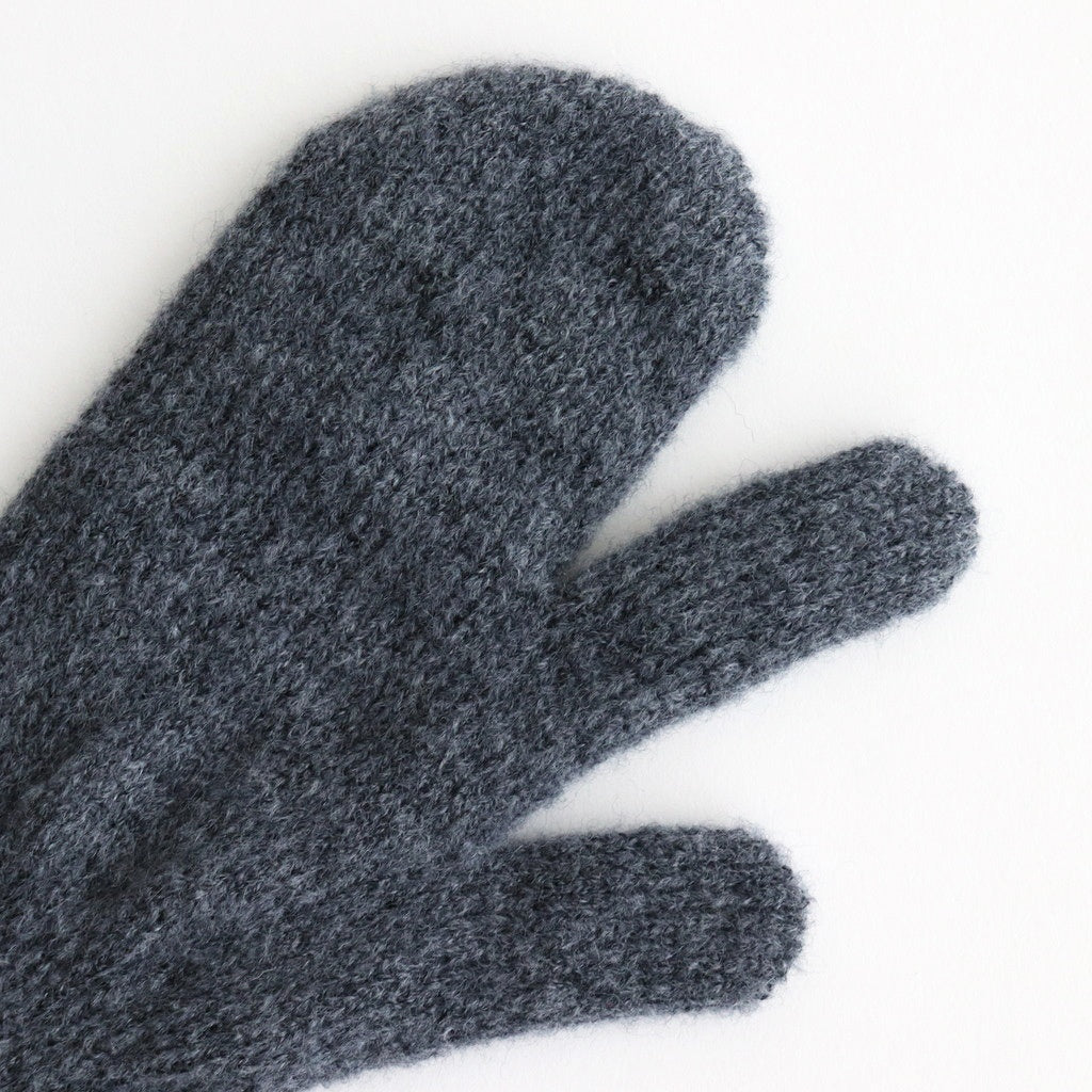 3FINGERS MITTEN #MID-GREY/LEMON [TMB-GNT3]