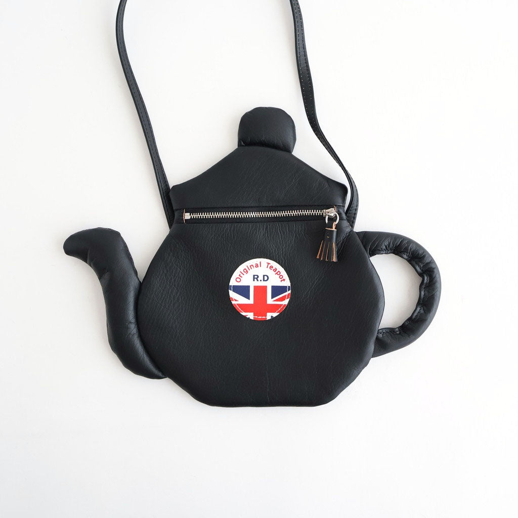 TEA POT SHOULDER BAG #Black [no.7904]