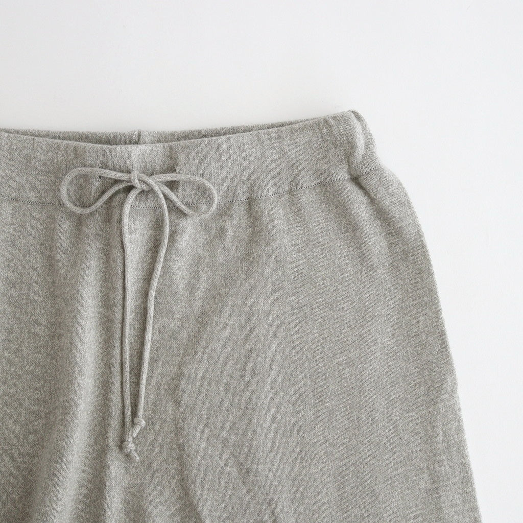 brushed silk cotton wide straight pants #gray [WVFL-UW103]