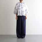 GATHER SMOCK #London Blue Willow [no.7447]