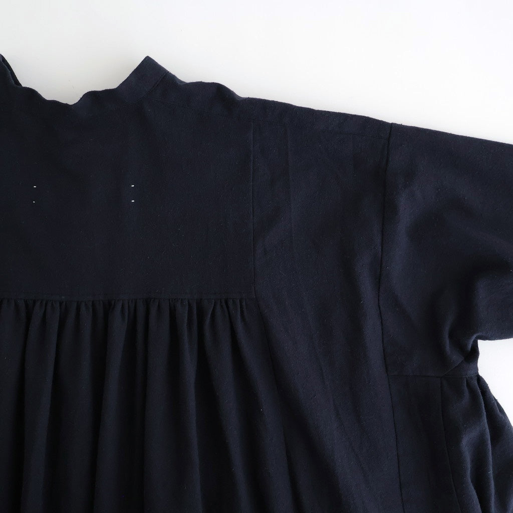 冬の肖像 Rectangle dress #black [TLF-126-op008-cst]