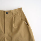 影の涙 Wide tapered trousers #Beige [26F-PT073-AC]