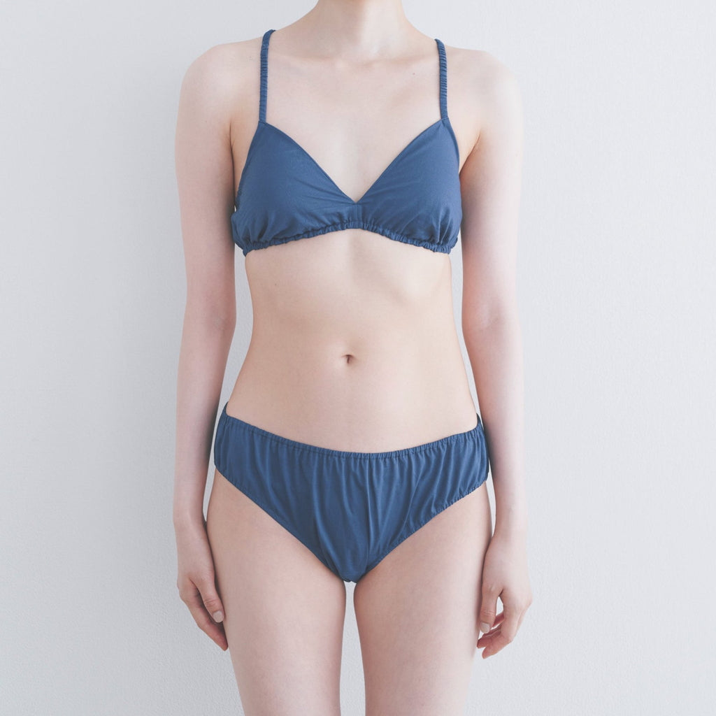 BRA & PANTS #NO.25 STEEL BLUE