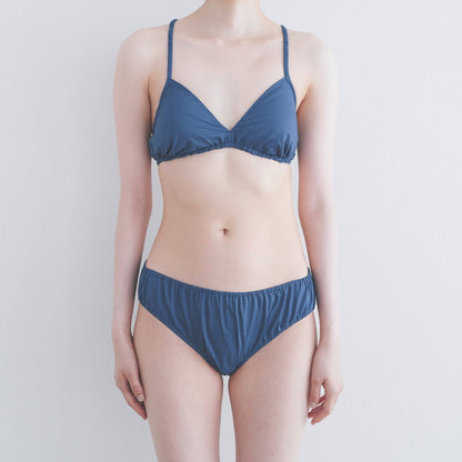 BRA &amp; PANTS #NO.25 STEEL BLUE