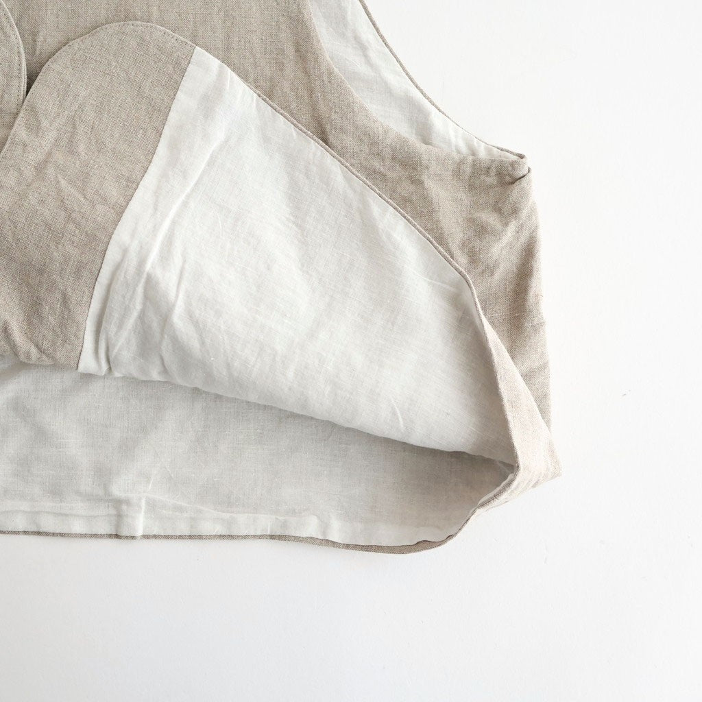 Binet Linen Vest #OAT [A232261TJ846]