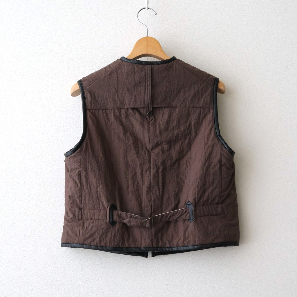 Reversible uniform vest #Off white [252702]