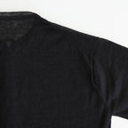 Fesca Linen Knit No Collared #Black [A232251TK766]