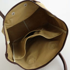 COMBINATION TOTE BAG #Beige × D.Brown [no.7681]