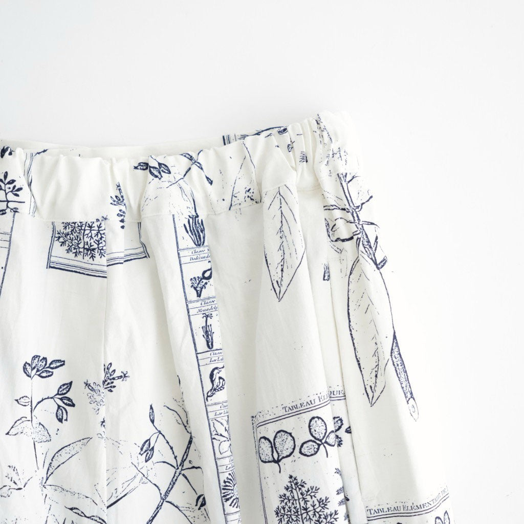 偶然の影：ズロースパンツ #off white×blue [13261-09413]