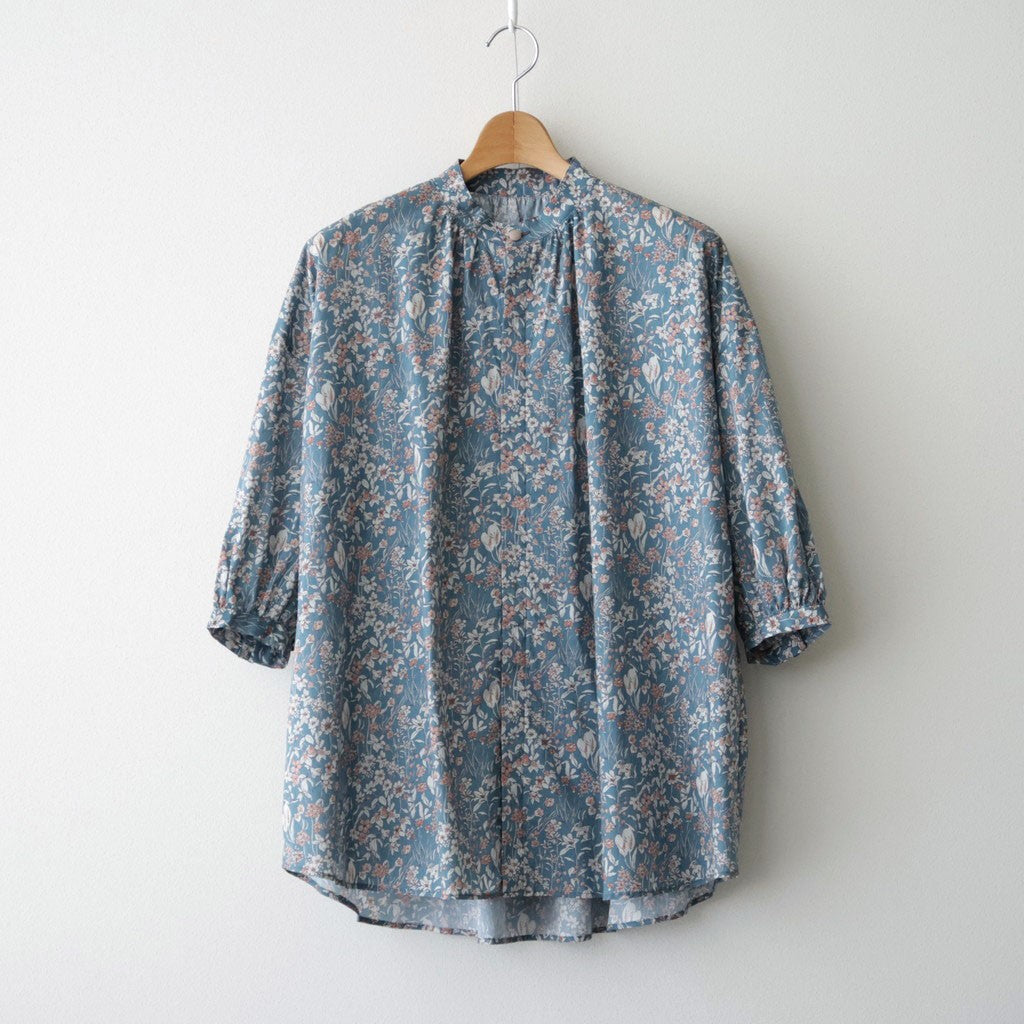 LIBERTYFABRICS Flared blouse #Wandervogel [26F-SH013-LP]