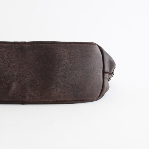 COW LEATHER ONE HANDLE BAG #8950 DK.BROWN [SVMDSH2621]