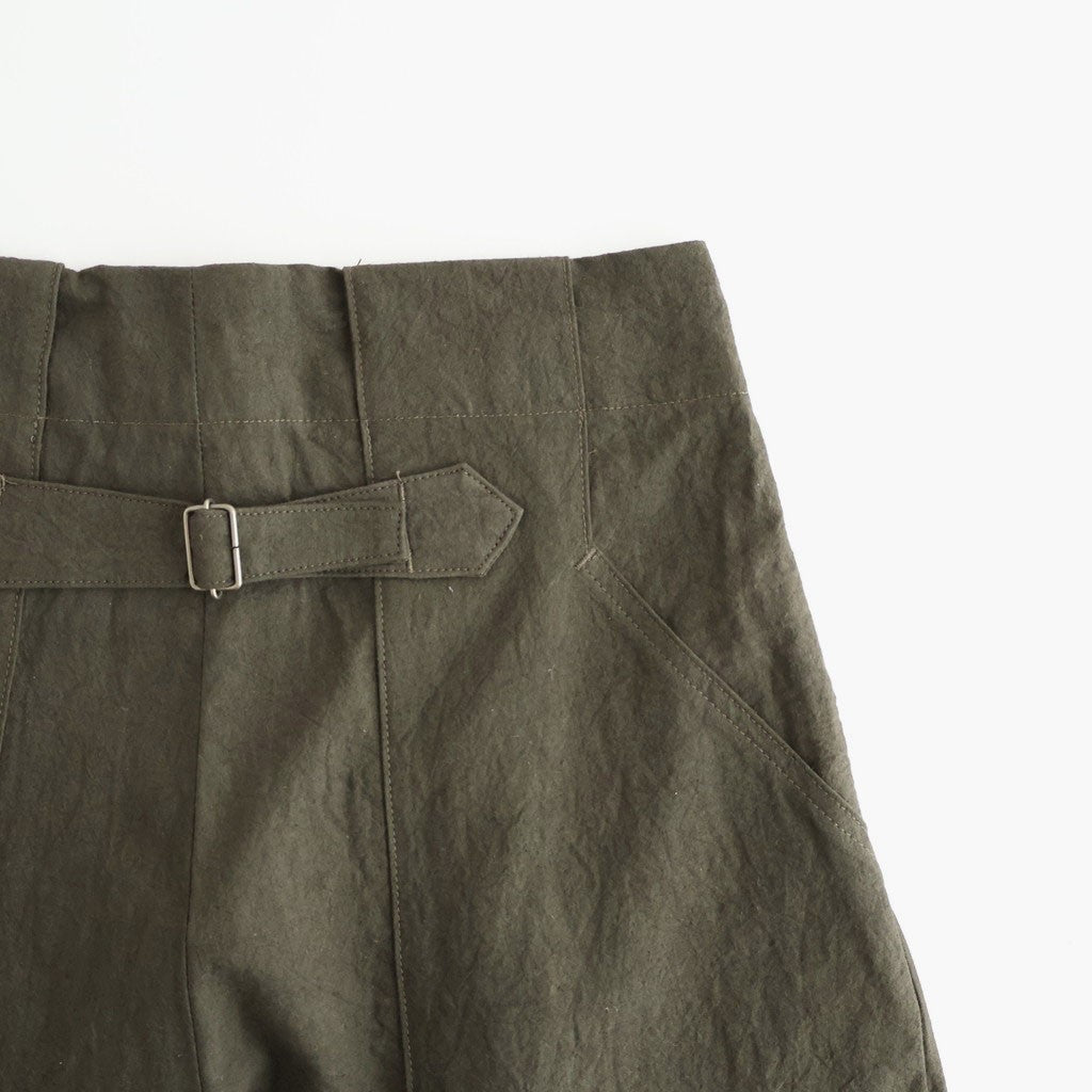 HW wide trousers #Khaki [261507]