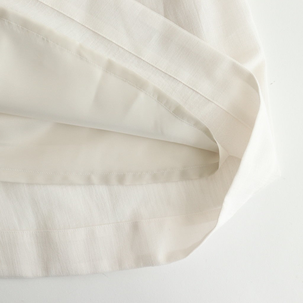 半透明の沈黙 Circular skirt #Off White [TLF-225-sk005-cdv]