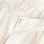 半透明の沈黙 Flare blouse #Off White [TLF-225-sh009-cdv]