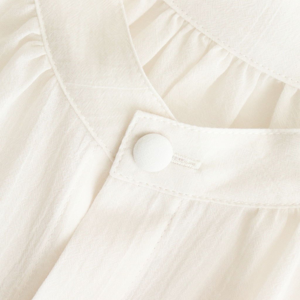 半透明の沈黙 Flare blouse #Off White [TLF-225-sh009-cdv]