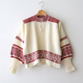 Seiyako jacquard blouse #Off white [252805]