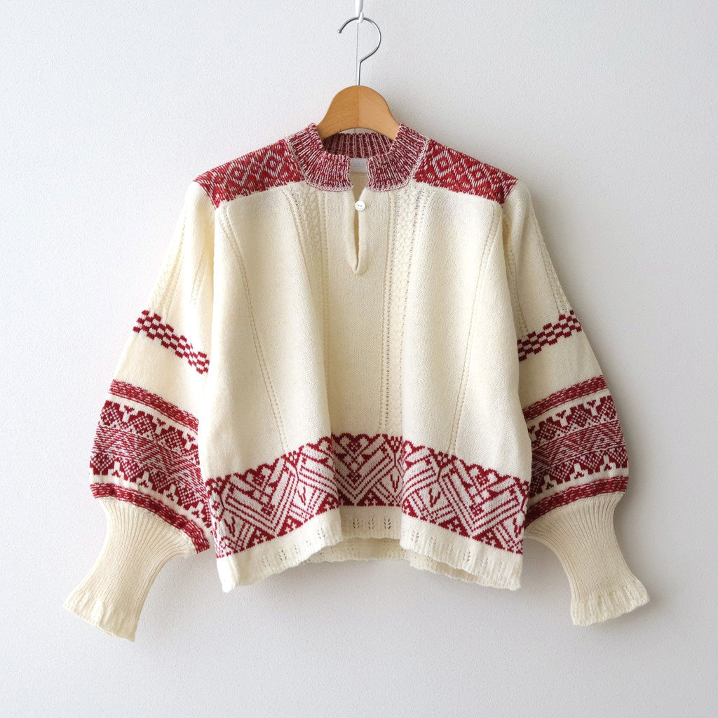 Seiyako jacquard blouse #Off white [252805]