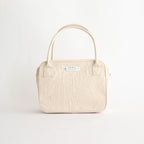 HIGH COUNT COTTON BOSTON BAG #Natural [no.7401]