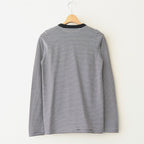 G.B. L/T SHIRT APPLE PATCH #Black Thin [no.8030]