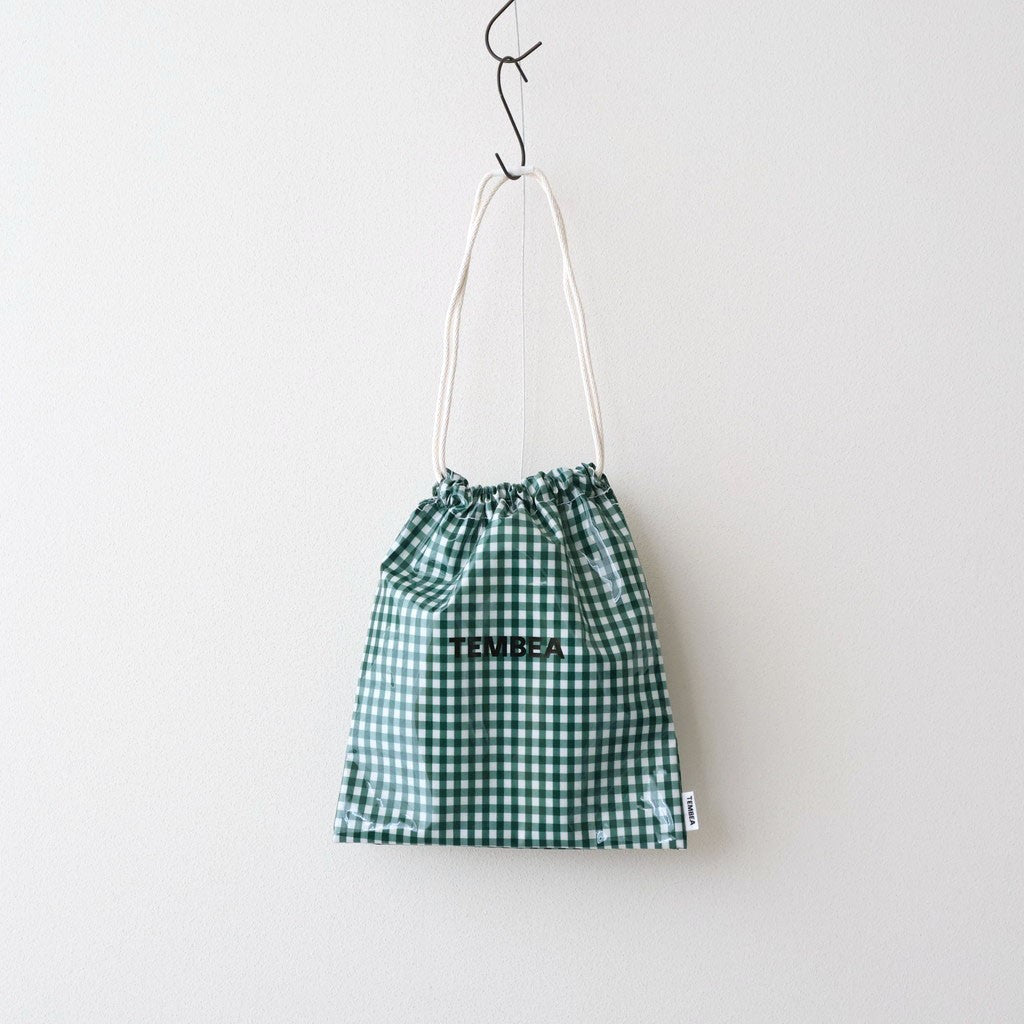 巾着 #GINGHAM GREEN [TMB-2585H]