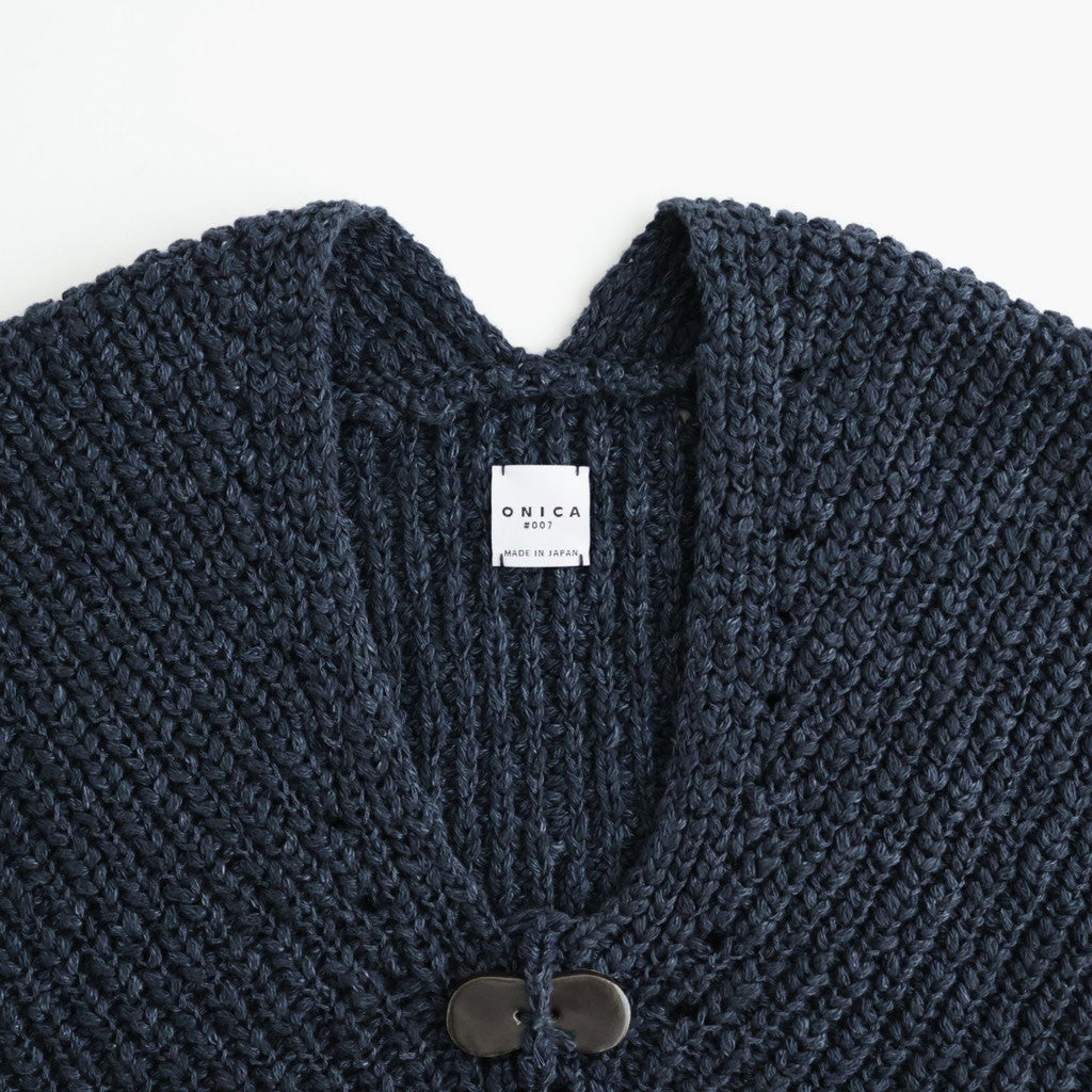 Slub bubble Vest #D.Navy [Oni063]