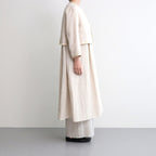 DENSELY LINEN GATHER DRESS #Antique White [no.7310]