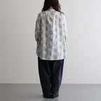 LIBERTYFABRICS Flared blouse #Keighley [26F-SH013-LP]