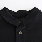 指間の光 Bosom shirt dress #black [TLF-125-sh004-vcg]