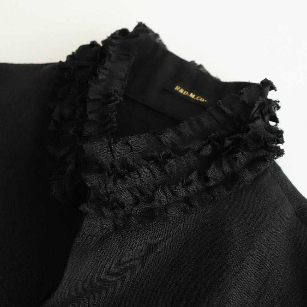 FRILL DECORATION JACKET #Black [no.7315]