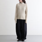 Cotton-boucle Basket Top #L.Beige [oni050]