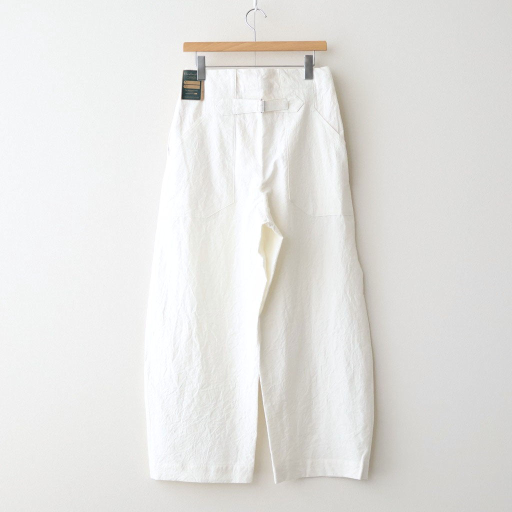 HW wide trousers #Off white [261507]