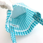 BAGUETTE TOTE MINI #GINGHAM TEAL [TMB-2381H]
