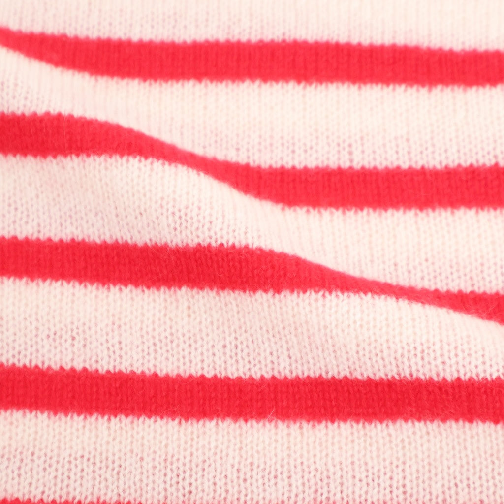 Basque pullover (boat neck) #ivory×red [mdm02-01]