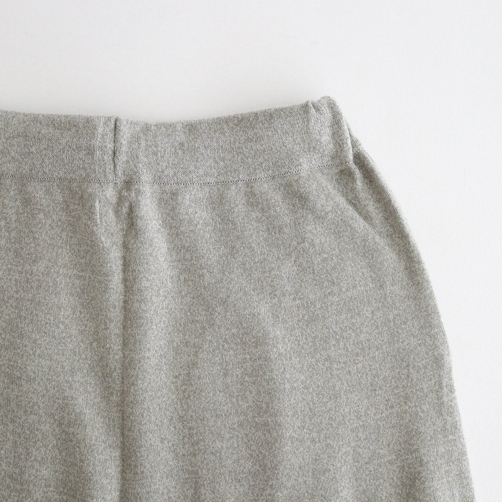 brushed silk cotton wide straight pants #gray [WVFL-UW103]