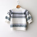 family traditions knit tops #Off white [251804]