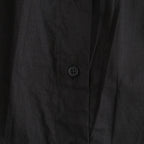 60s COTTON CAMBRIC PLAIN WITH LACE LACE FRILL COLLAR SHIRT #9900 BLACK [NSL26551]