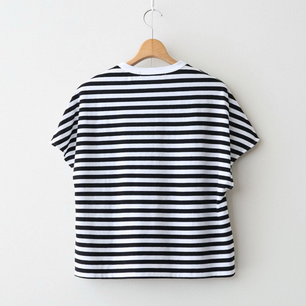 G.B. DROP T SHIRT W/ APPLE PATCH #Black Fat [no.8038]