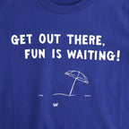 GET OUT THERE T SHIRT #Blue [no.8189]