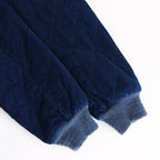 INDIGO LIGHT CORDUROY QUILTING HALF COAT #Indigo [no.7038]