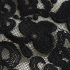 CROWN MOTIF LACE BAG #Black [no.7532]