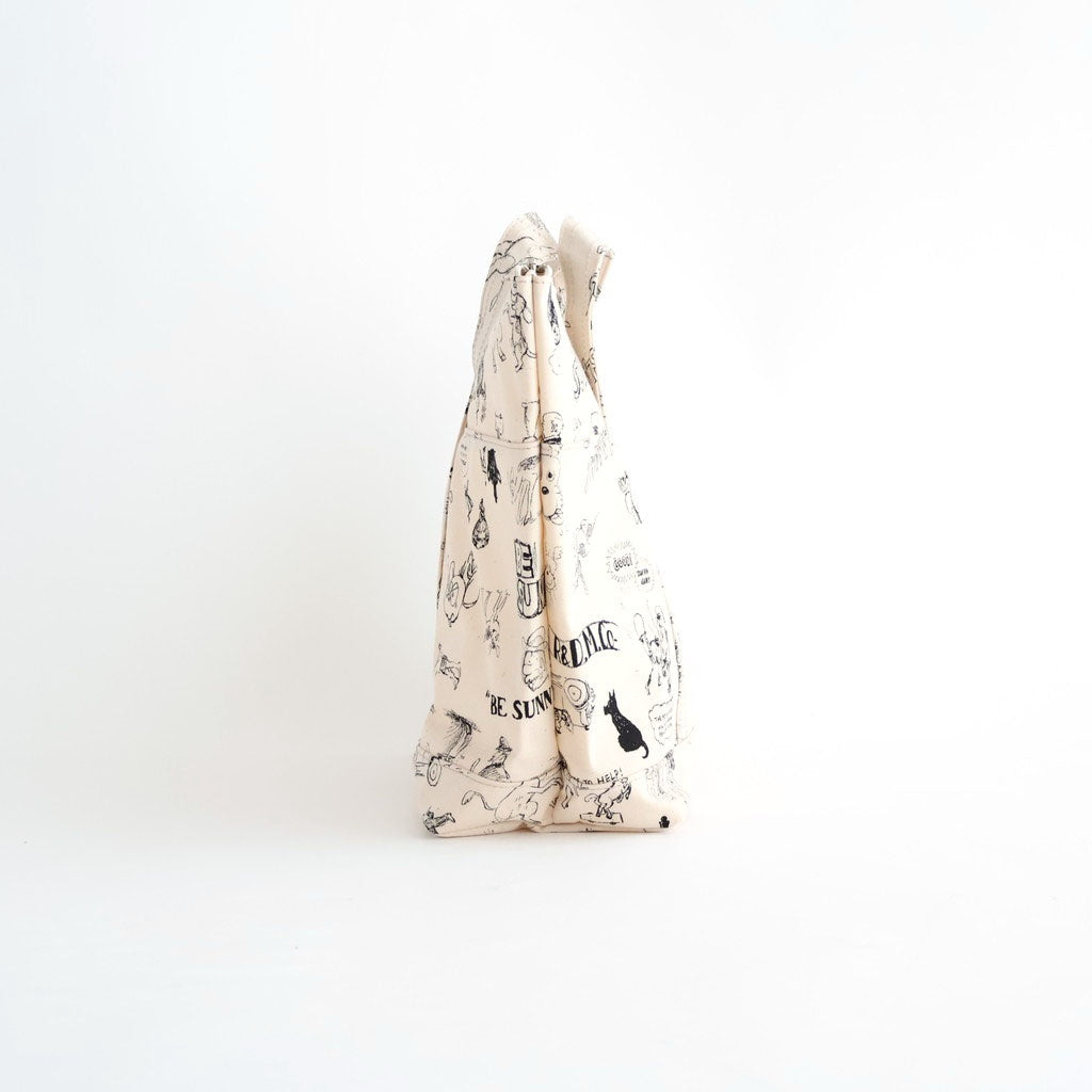 GRAFFITI TOTE BAG #Natural [no.7950]