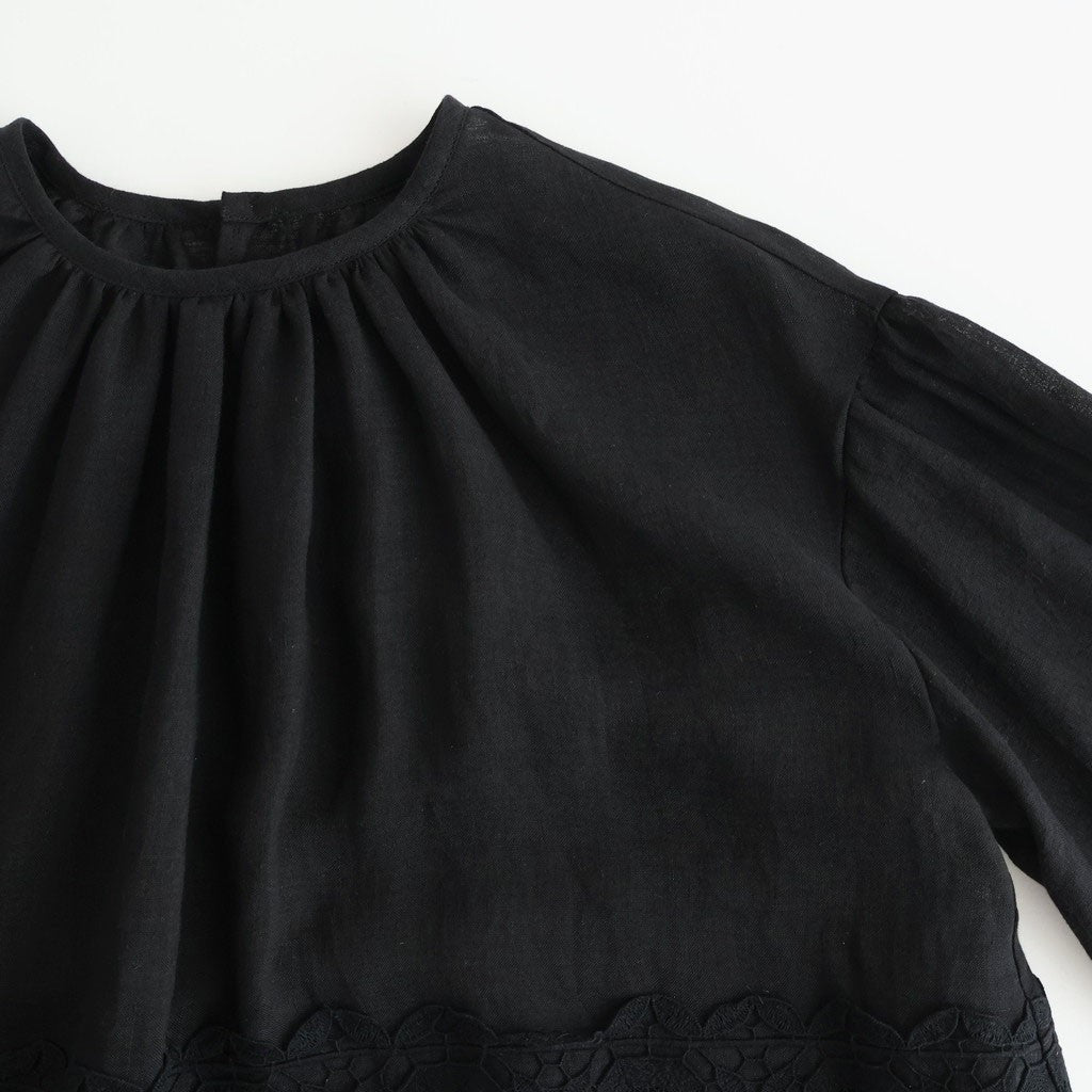 volume sleeve blouse #teien BK [KJ507SS48]